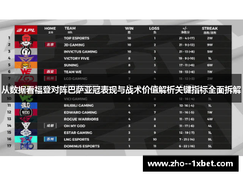 从数据看福登对阵巴萨亚冠表现与战术价值解析关键指标全面拆解